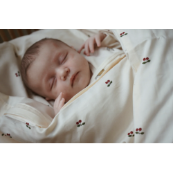 Konges Sljd Baby Sengetj - Cherry 