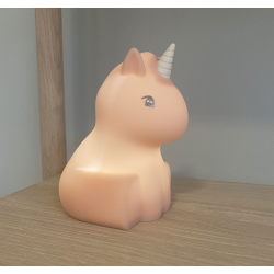 Nuuroo Enhjrning Natlampe - Rosa