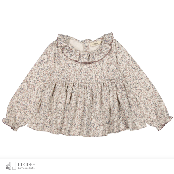 Marmar Tiora Fril Bluse - Deep peony