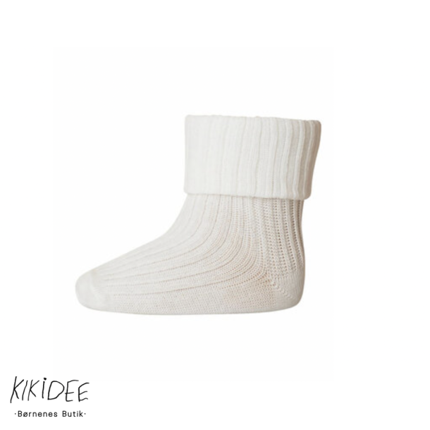 Mp Strmper Bomuld Rib - Natur 