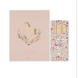 Konges Sljd Malebog og Farveblyanter - Enhjrning 