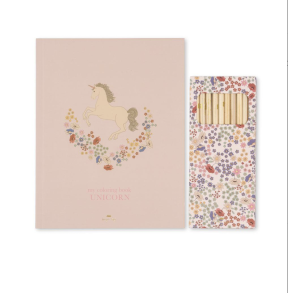 Konges Sljd Malebog og Farveblyanter - Enhjrning 