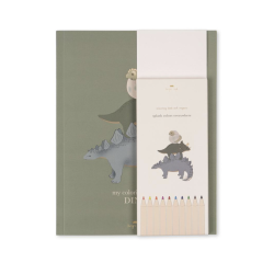 Konges Sljd Malebog og Farveblyanter - Dino 