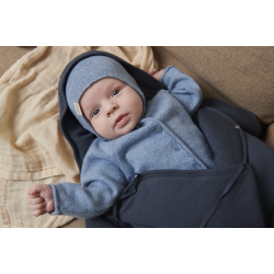 Marmar Aly Baby Kashmir Hue - Monsoon blue Melange