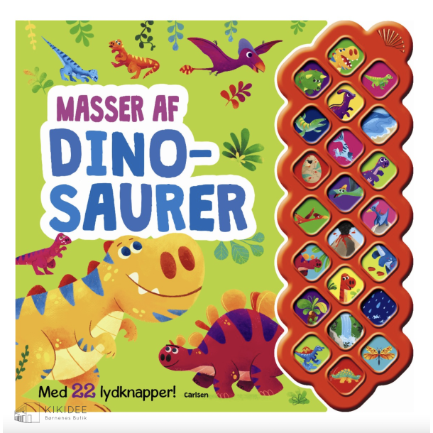 Masser af Dinosaurer - med 22 lydknapper 