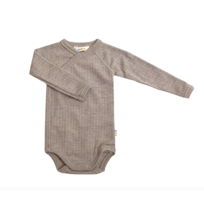 Joha Uld Rib Sl-om Body - Sesame melange