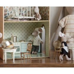 Maileg Stol Mus - Guld