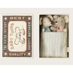 Maileg Baby Mus - Tvillinger i ske