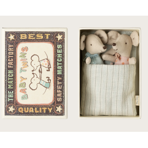 Maileg Baby Mus - Tvillinger i ske