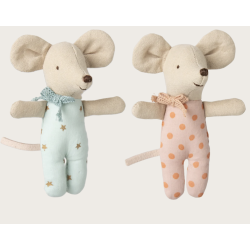 Maileg Baby Mus - Tvillinger i ske