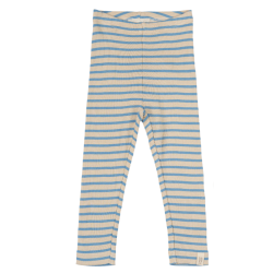 Petit Piao Leggings Striped - Allure Blue/Dark Off White
