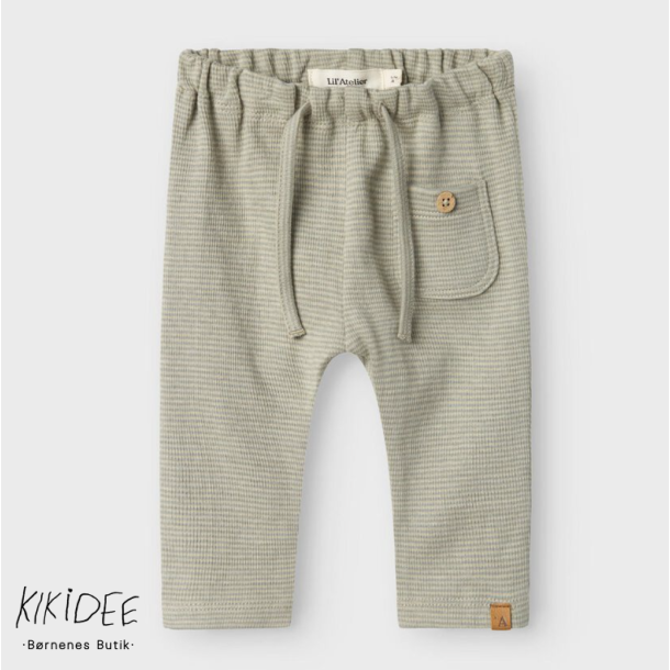 Lil' Atelier Feng Bukser - Moss gray