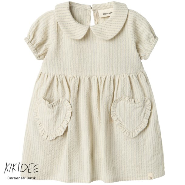 Lil'Atelier Folly Kjole m. Body - Vapor Blue