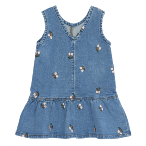 The New Ovia Denim Kjole - Light Blue Denim