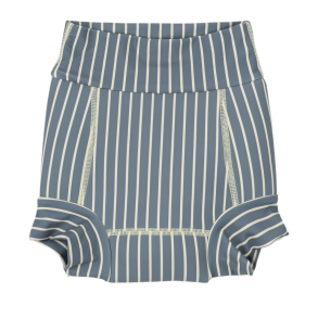 Petit Piao Blebadebukser - Blue mirage/off white