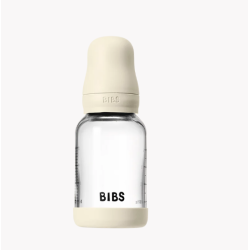 Bibs Glas Sutteflaske 120ml  Ivory
