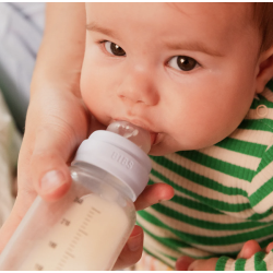 Bibs Glas Sutteflaske 120ml  Ivory