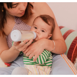 Bibs Glas Sutteflaske 120ml  Ivory