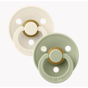 Bibs Colour 2-Pack str. 2 - Ivory/Sage