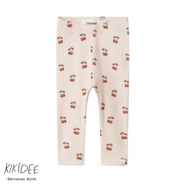 Lil'Atelier Lavo Elf Leggings - Silver peony 