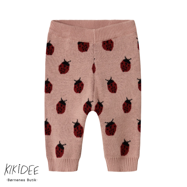 Lil' Atelier Lulio Strik bukser - Misty Rose