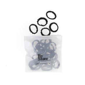 Mini Hrelastikker Mix 14 - Sort