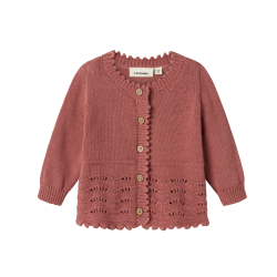 Lil' Atelier Lola Cardigan - Withered rose