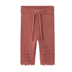 Lil' Atelier Lola Knit Bukser - Withered Rose