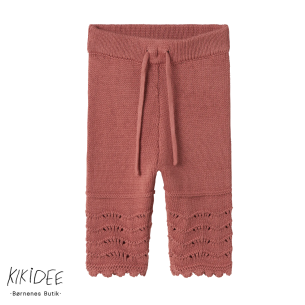 Lil' Atelier Lola Knit Bukser - Withered Rose
