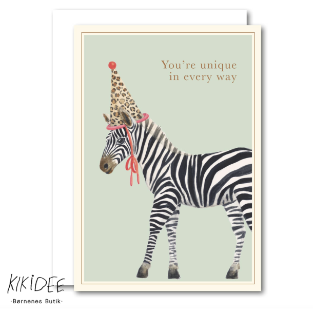 All By Voss Zebra Kort - A7 