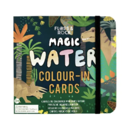 Floss &amp; Rock - Vandtusch m. magiske kort - Dino 