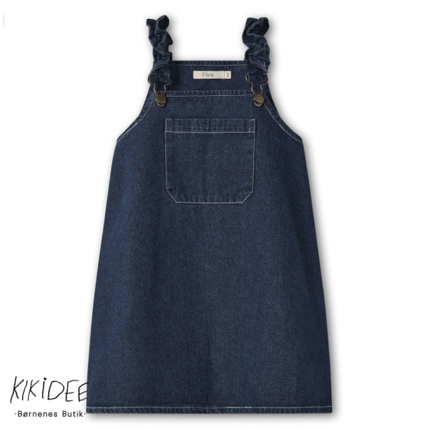 Fliink Denim Kjole - Denim blue 