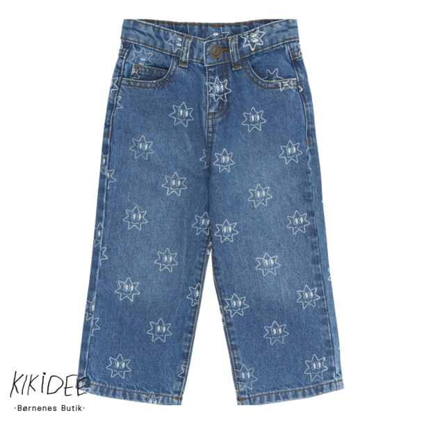 The New Ripley Wide Jeans - Medium blue denim 