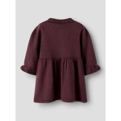 Lil' Atelier Strik Kjole - Catawba Grape