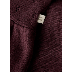 Lil' Atelier Strik Kjole - Catawba Grape