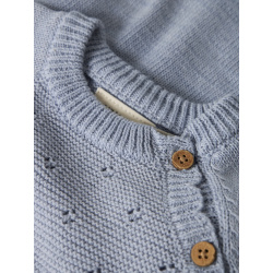 Lil' Atelier Strik Cardigan - Zen blue 