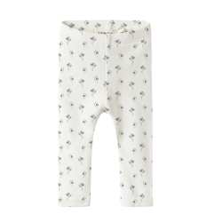 Lil' Atelier Gayo Leggings - Coconut Milk Bell Flower