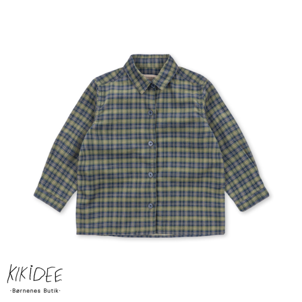 Konges Sl�jd Cara Skjorte - Laurel blue check