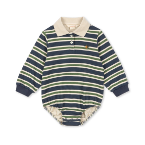 Konges Sl�jd Polo Romper - spellbound stripe 