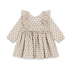 Konges Sl�jd Cianna Bow Dress - Verona blues