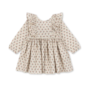 Konges Sl�jd Cianna Bow Dress - Verona blues