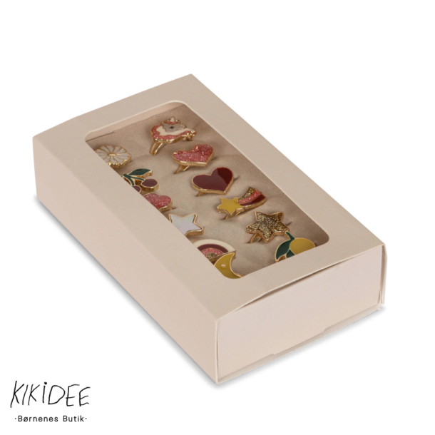 Konges Sl�jd Ringe 12-Pak - Multi Color