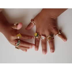 Konges Sl�jd Ringe 12-Pak - Multi Color