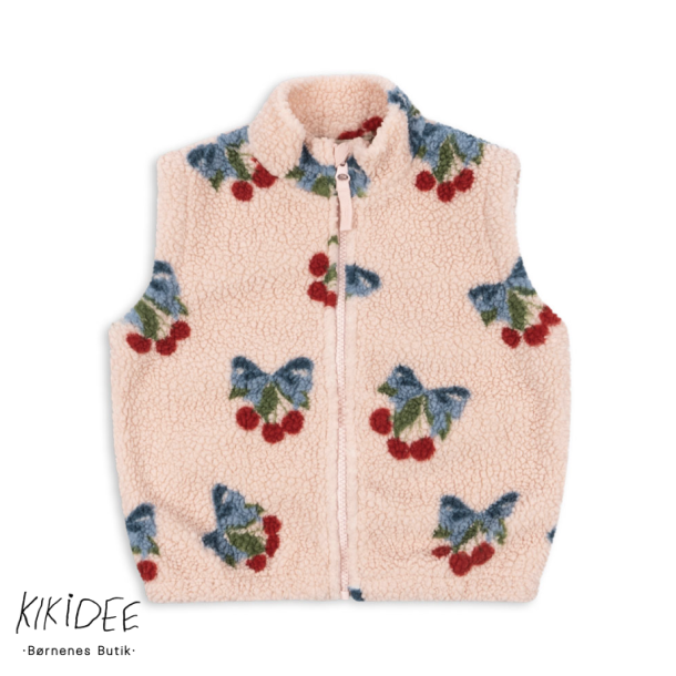 Konges Sl�jd Jody Teddy Vest - Amarena rose 