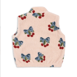 Konges Sl�jd Jody Teddy Vest - Amarena rose 