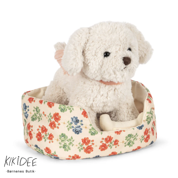 Konges Sl�jd Flora Hundehvalp m. Kurv