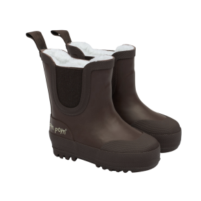 Pom Pom Gummist�vler m. For - Chocolate  