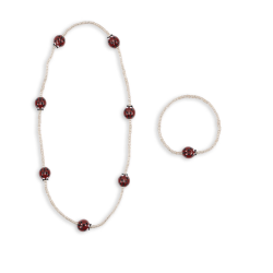 Konges Sl�jd Marieh�ne S�t m. Halsk�de og Armb�nd 