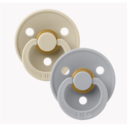 Bibs Colour 2-Pak Str. 1 - Vanilla/Cloud