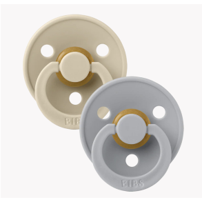 Bibs Colour 2-Pak Str. 1 - Vanilla/Cloud